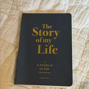 Black and Gold 'The Story of My Life' Journal